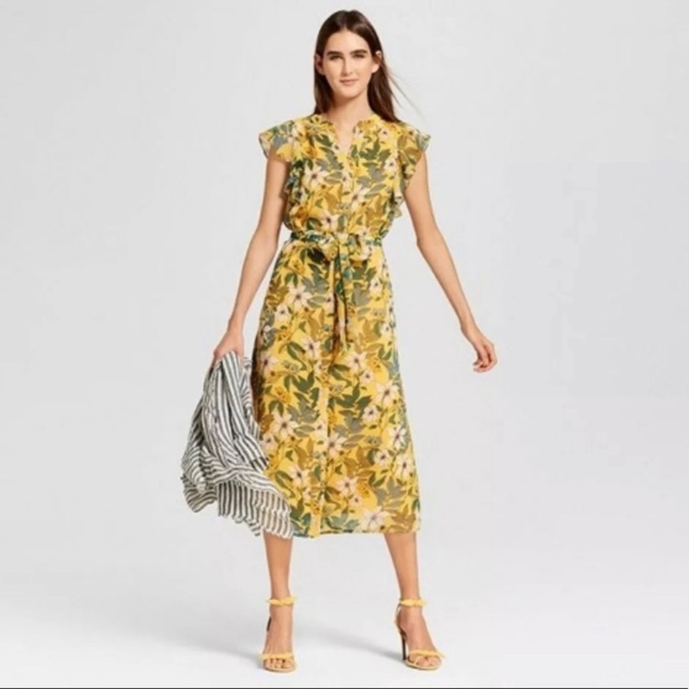 Who What Wear Midi Dress